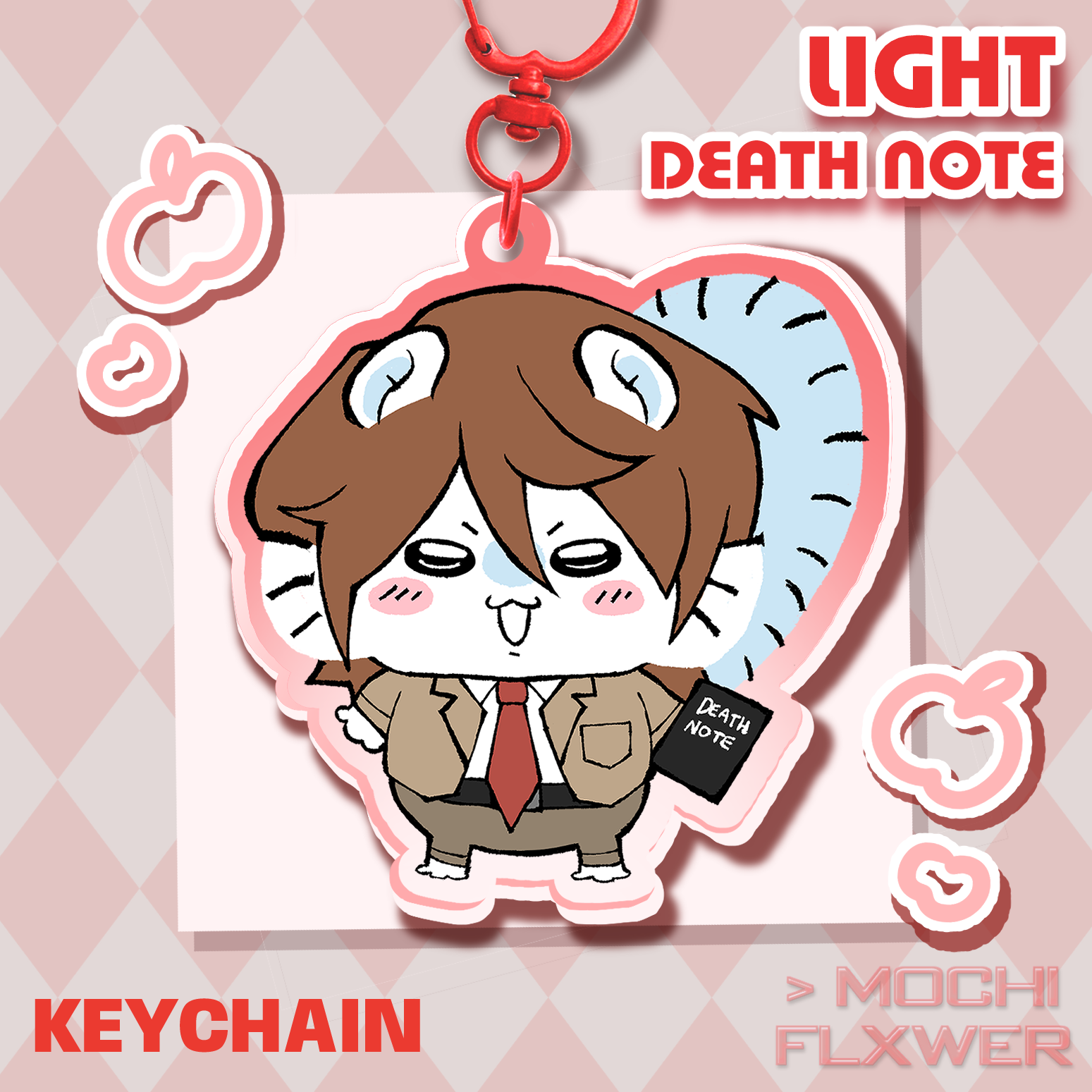 Light Death Note Momonga Keychain
