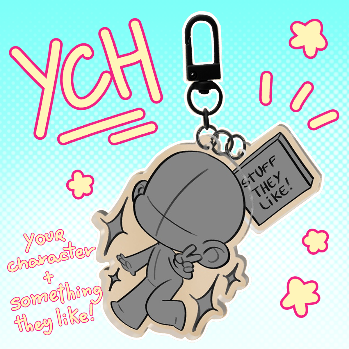 YCH 2-Piece Keychain!