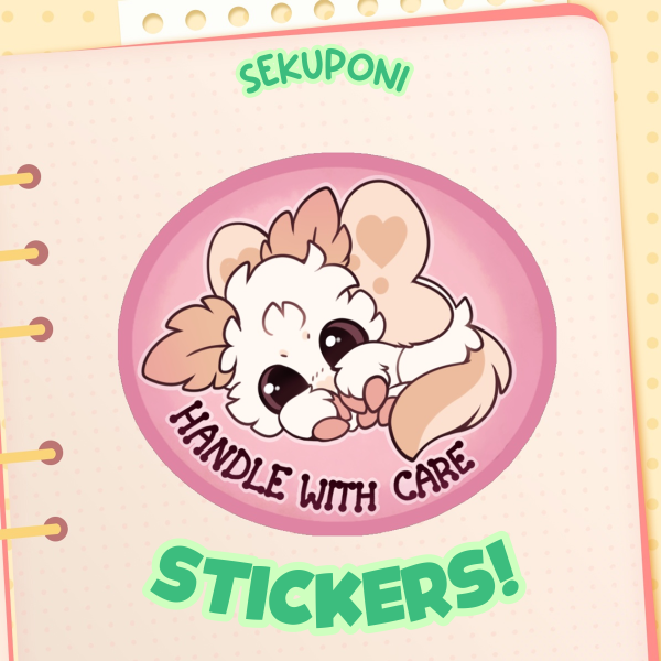 Lovebug Handle-With-Care Sticker