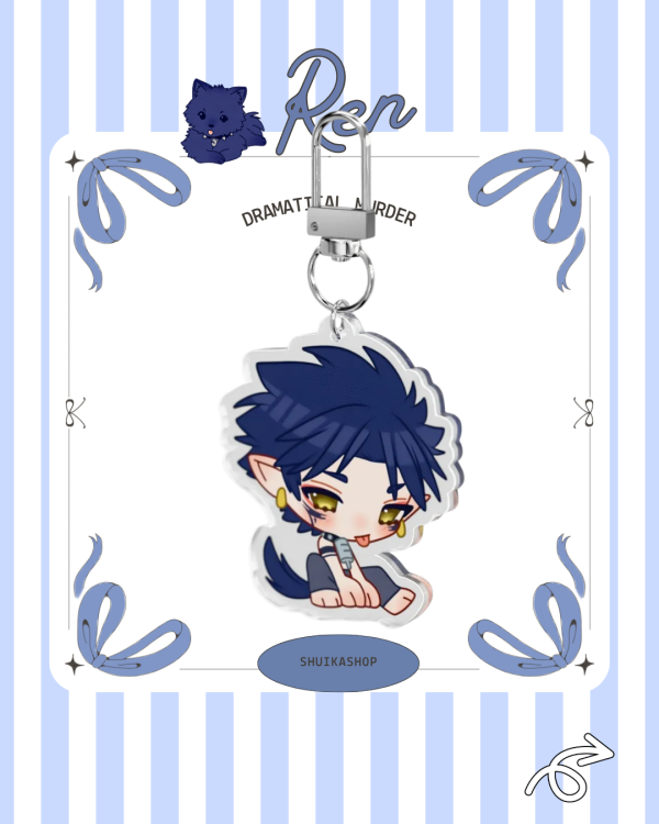 REN DMMD DRAMATICAL MURDER Clear Acrylic Keychains