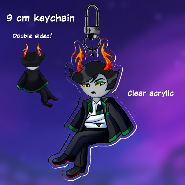 Lanque Clear Acrylic Keychain
