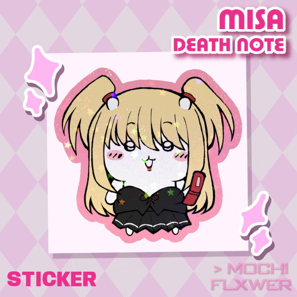 Misa Death Note Chiikawa Sticker