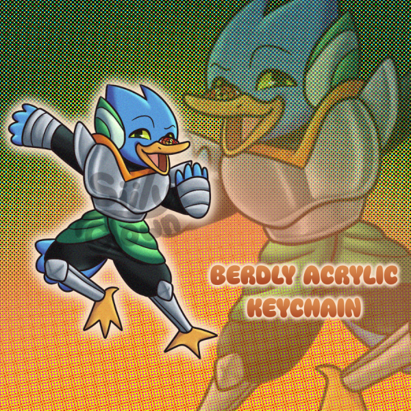 🐦 Berdly Acrylic Keychain 🌪