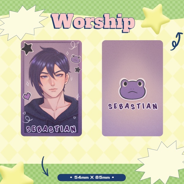 Sebastian Stardew valley Photocard