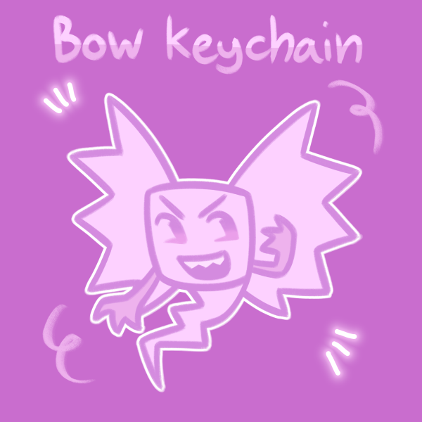 Ghost Bow // Inanimate Insanity Acrylic Keychain