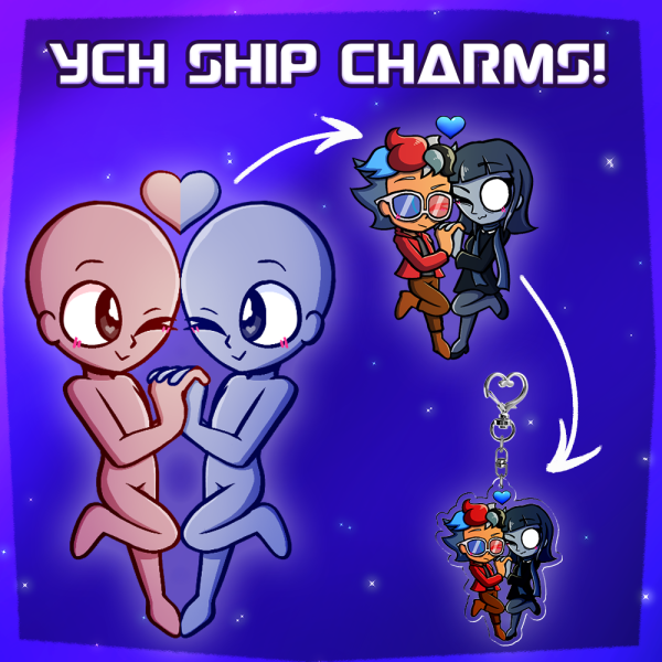 YCH "Hold Me!" Acrylic Charm