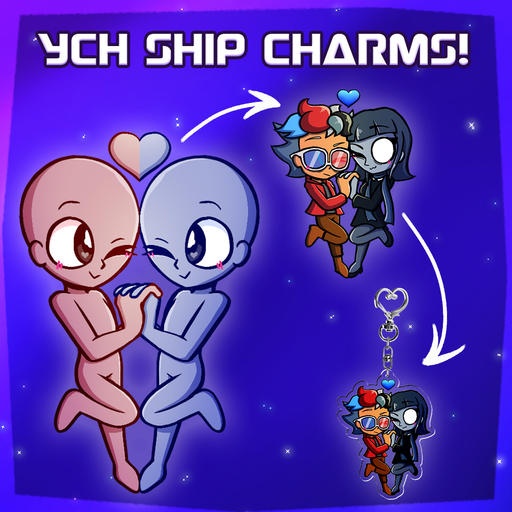 YCH "Hold Me!" Acrylic Charm
