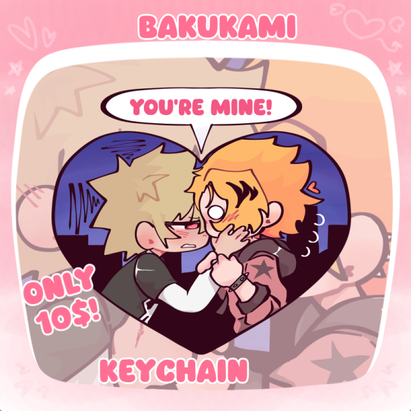 BakuKami Hero Clear Acrylic Keychain ship series 2