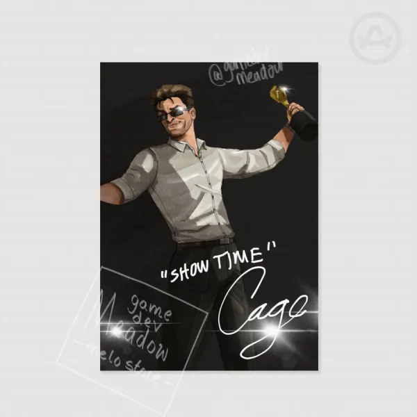 Johnny Cage (Karl Urban Vers) Mortal Kombat Fan Art - Faux Autograph Poster Print