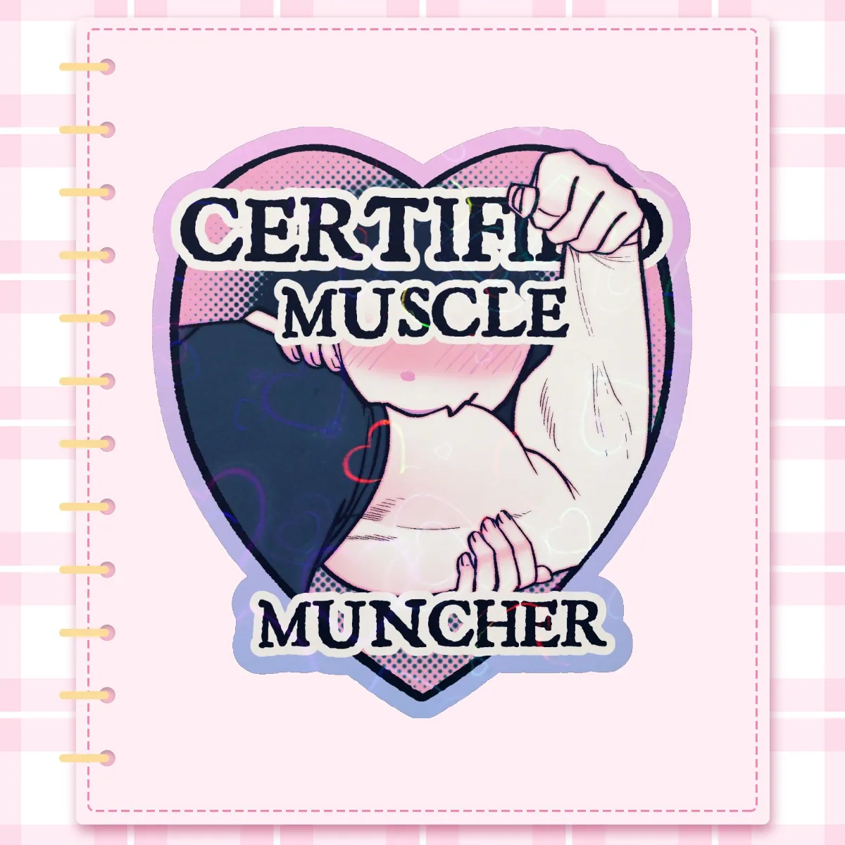 Certified Muscle Muncher stickers