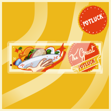 The Great Potluck Bookmark