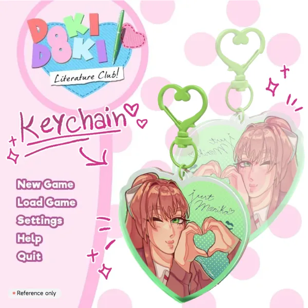 Monika DDLC - Keychain