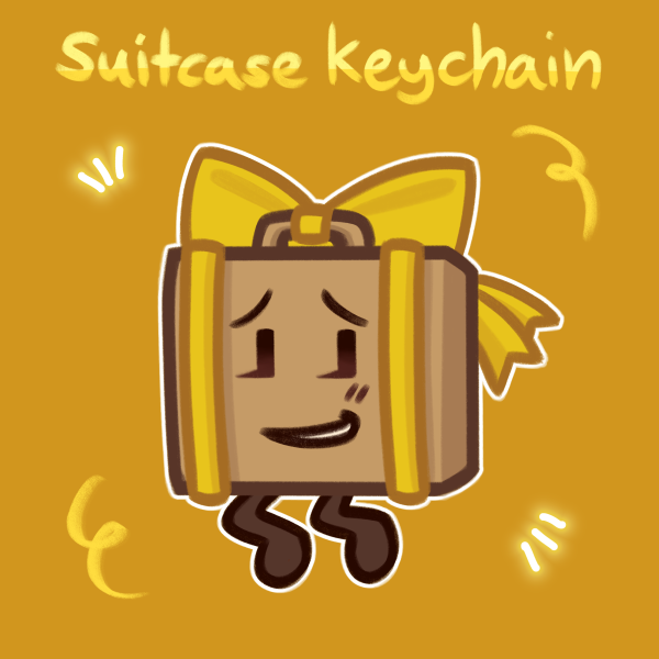 Suitcase // Inanimate Insanity Acrylic Keychain