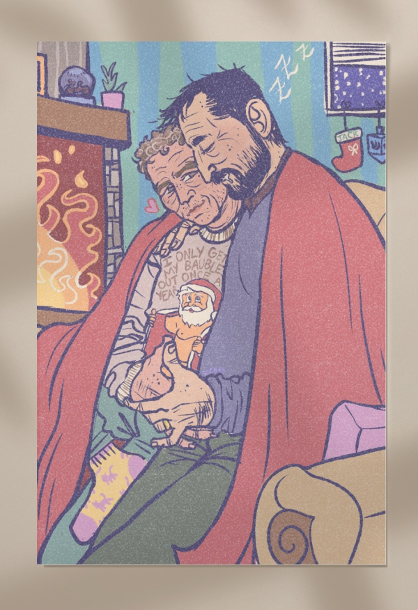 "Happy Holidays Rabbot" Postcards