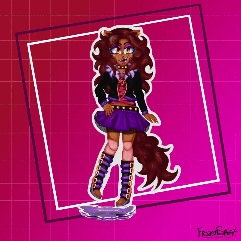 | MONSTER HIGH | Clawdeen Wolf Standee