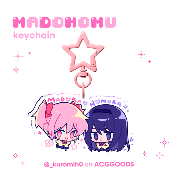 MadoHomu Clear Acrylic Keychain