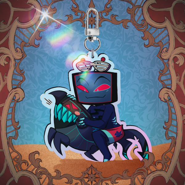 Vox Rainbow Acrylic Keychain