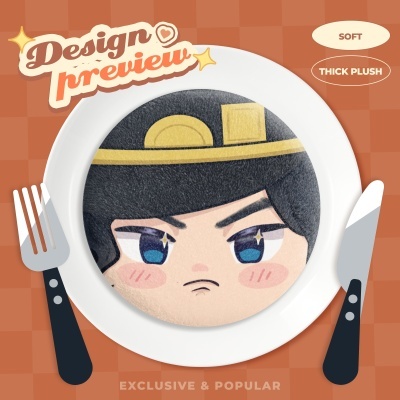 JJBA Jotaro Plush Badge - button pin