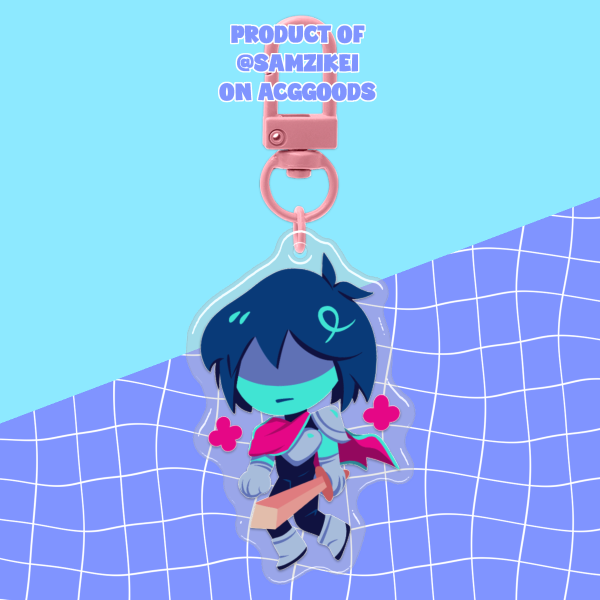 Kris Front Side Epoxy Keychain