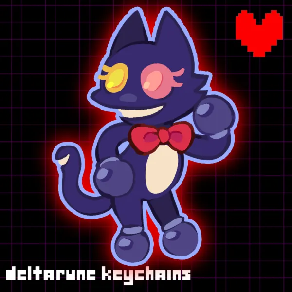 Pluey Acrylic Keychain
