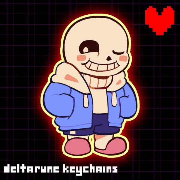 Sans Acrylic Keychain