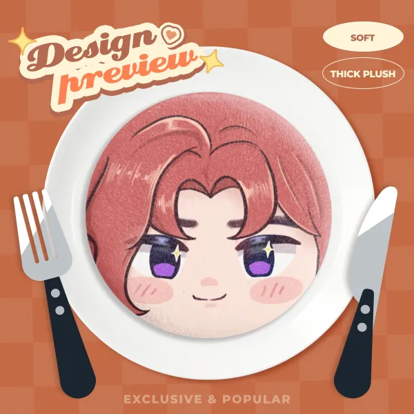 JJBA Kakyoin Plush Badge - button pin