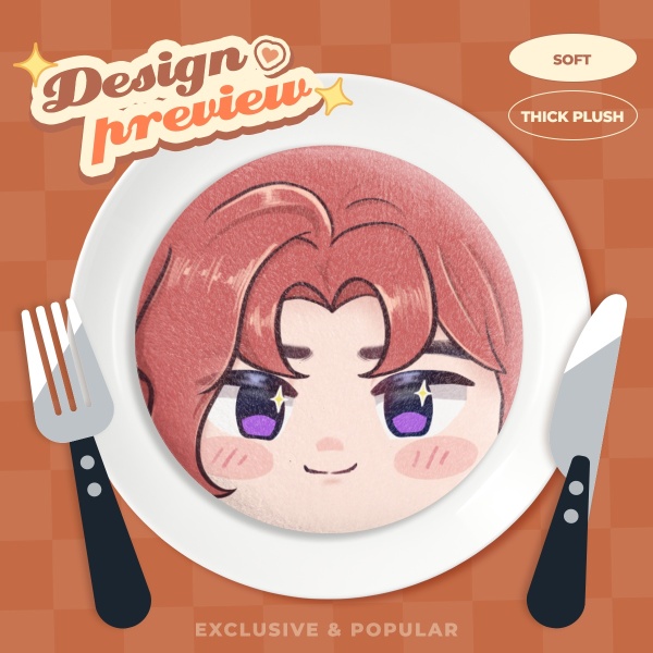 JJBA Kakyoin Plush Badge - button pin