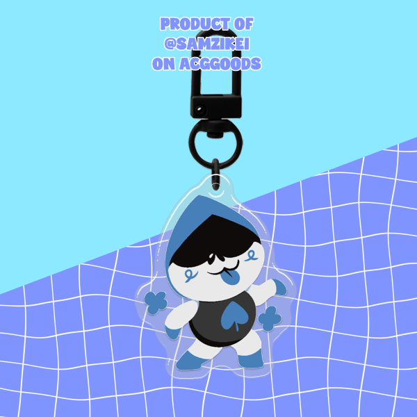 Lancer Front Side Epoxy Keychain