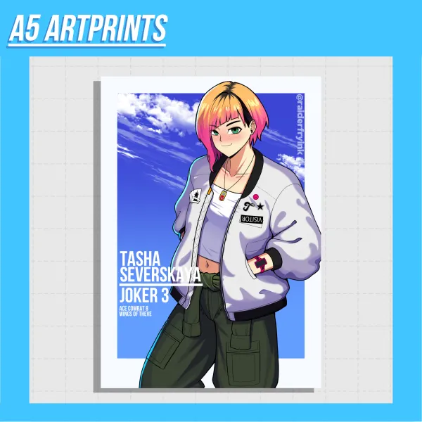 Tasha Severskaya (Ace Combat 8) A5 Artprint