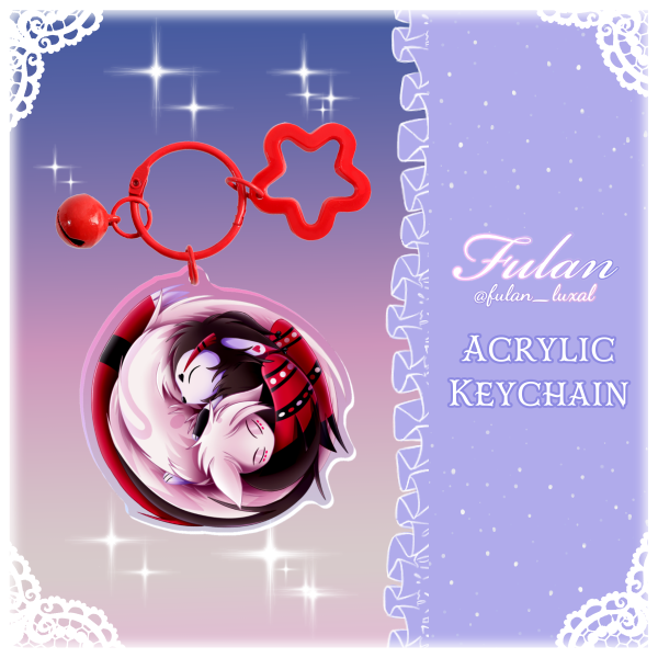 Sleepy Huskerdust Kitties ・ Keychain