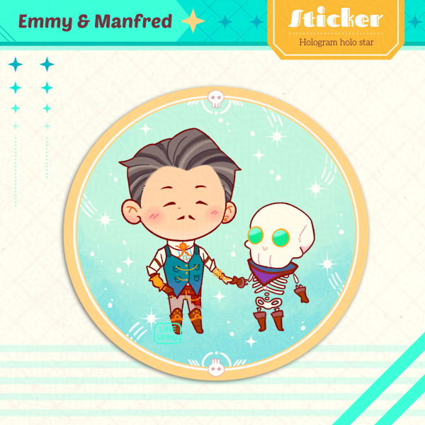 Emmrich and Manfred - Beanies (sticker)