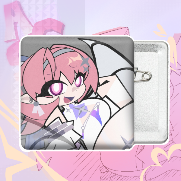 Remielle Dan Zenless Zone Zero Rectangular PU Badge٭✧