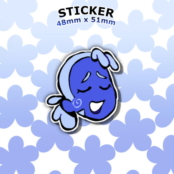 Blue Deltarune Sticker