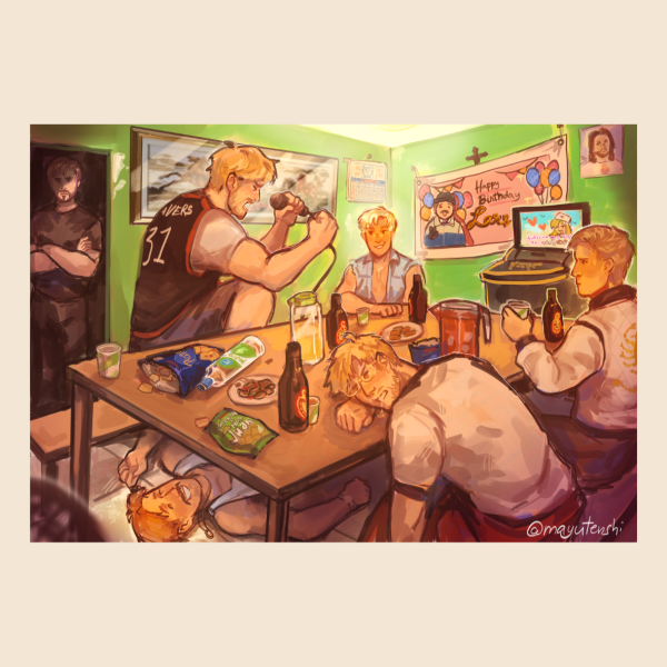 Goslingverse Party Art Print
