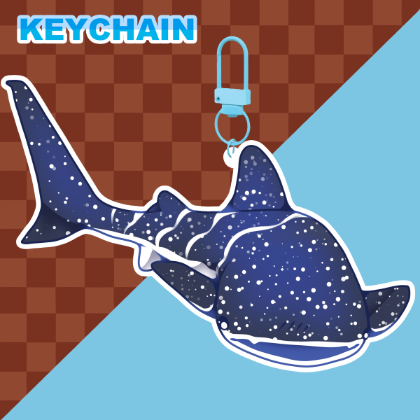 Whale Shark Acrylic Keychain