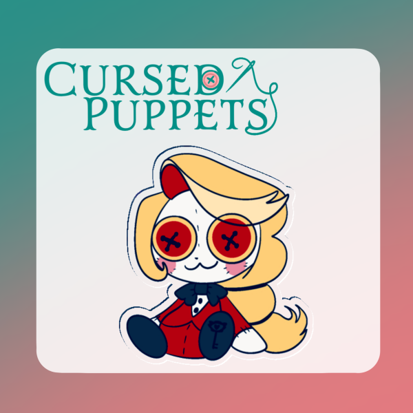 Charlie – Cursed Puppet – Acrylic Mini Pin