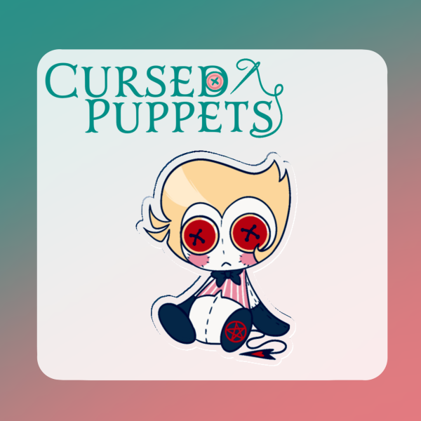 Lucifer – Cursed Puppet – Acrylic Mini Pin