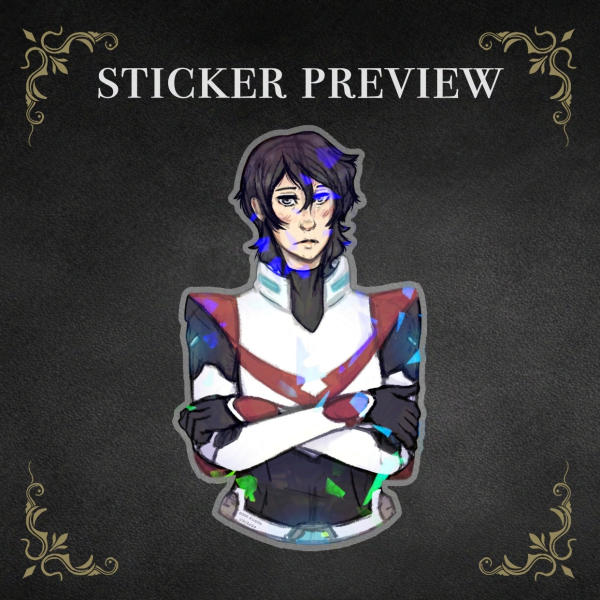 Keith (Voltron) - 3 Inch Holographic Sticker