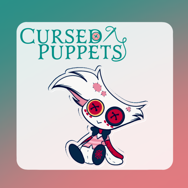 Angel Dust – Cursed Puppet – Acrylic Mini Pin