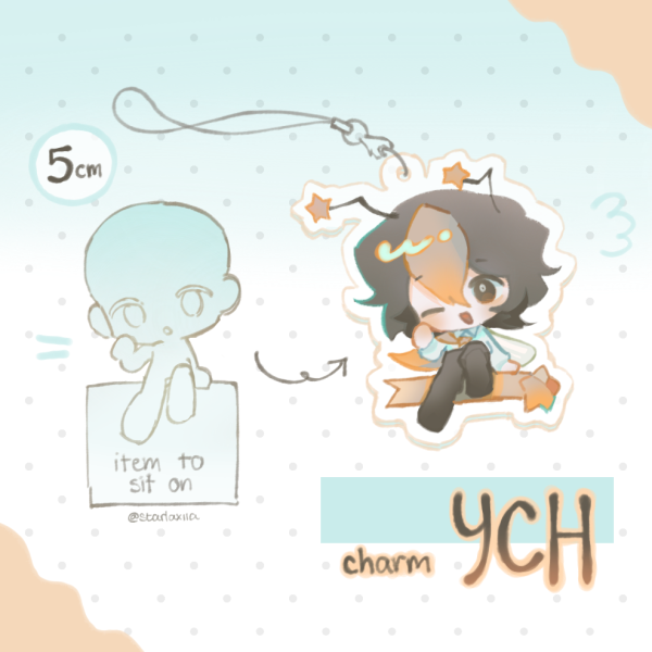 YCH acrylic charm