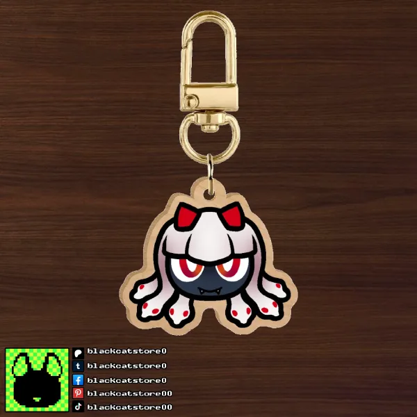 1.5 Inch Venusa Wood Keychain
