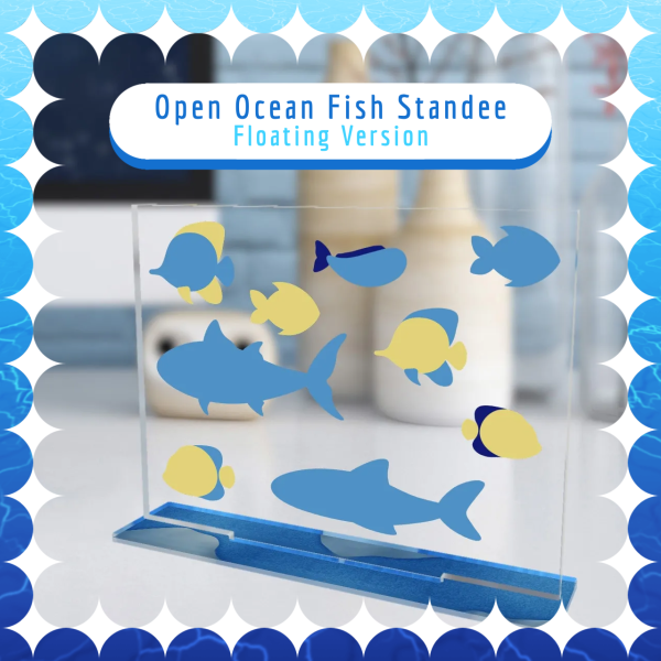 Open Ocean Acrylic Standee - Floating Version