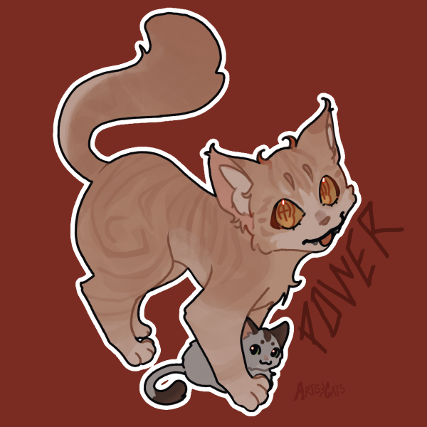 Cat-ified Power Sticker - Chainsaw Man
