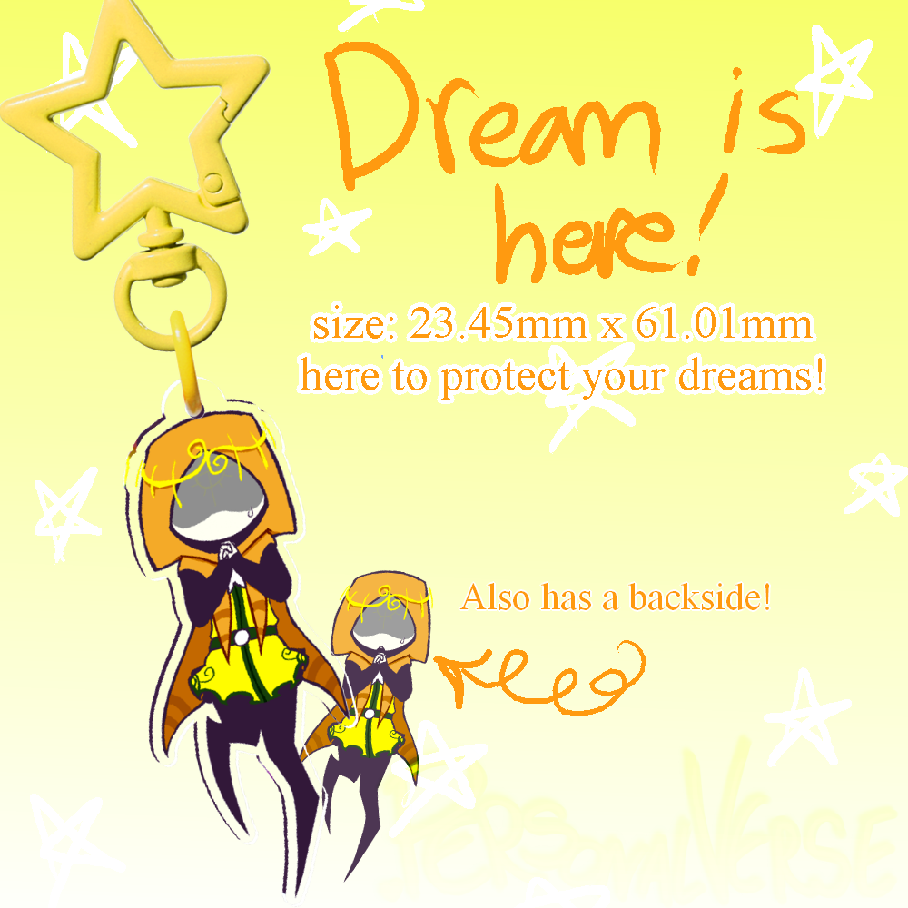 Dream Clear Acrylic Keychain!