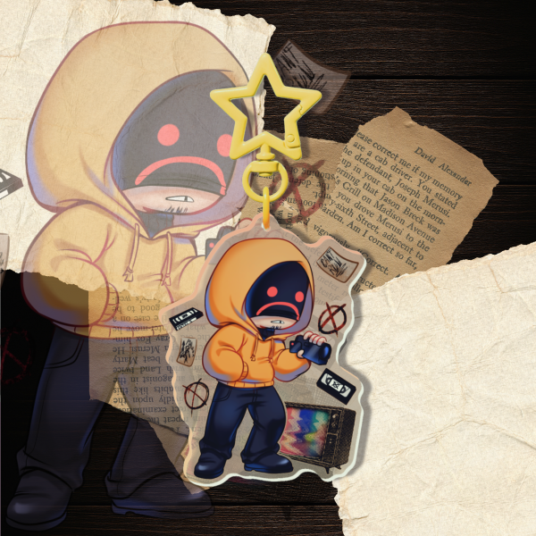Hoodie // Creepypasta- Rounding Acrylic Keychains