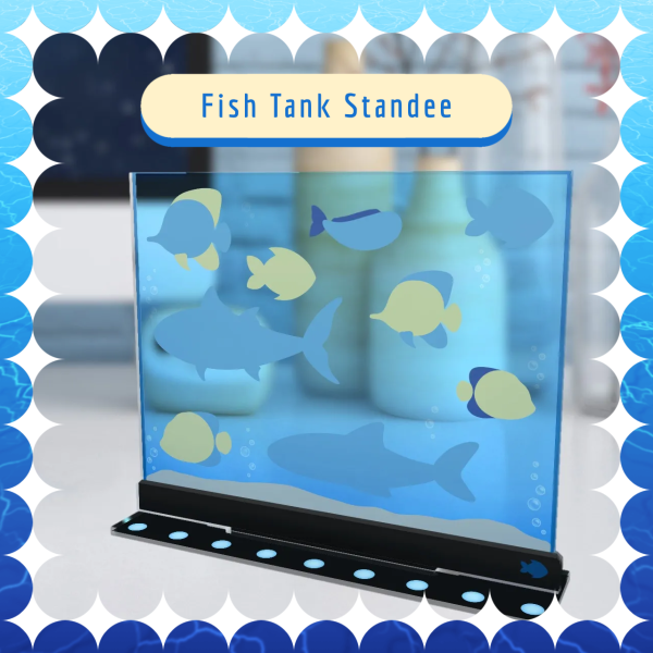 Fish Tank Acrylic Standee