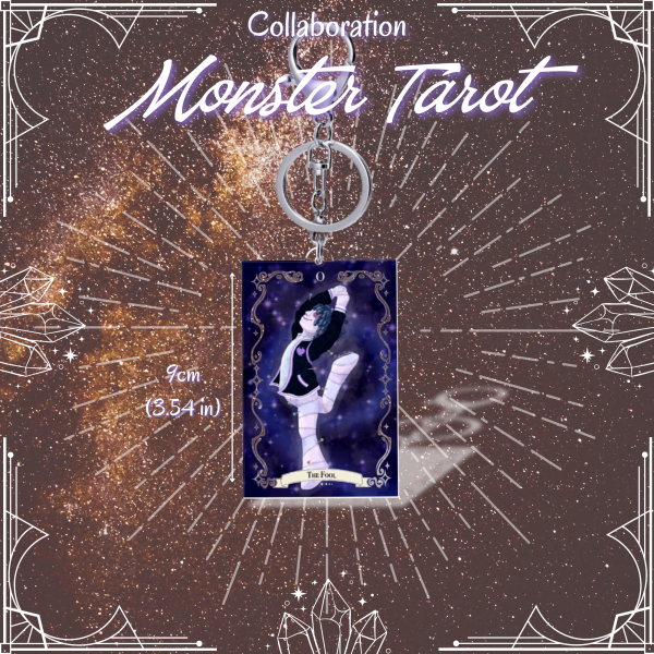 MONSTER TAROT - Voodoo Doll - Full Bleed Acrylic Keychains