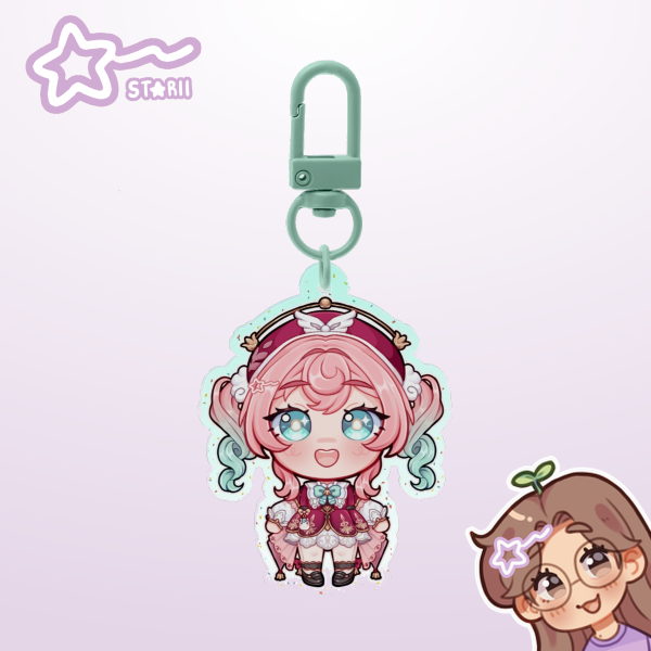 Hyacine ᯓ★ Glitter Acrylic Keychain
