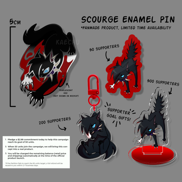 Scourge Enamel Pin
