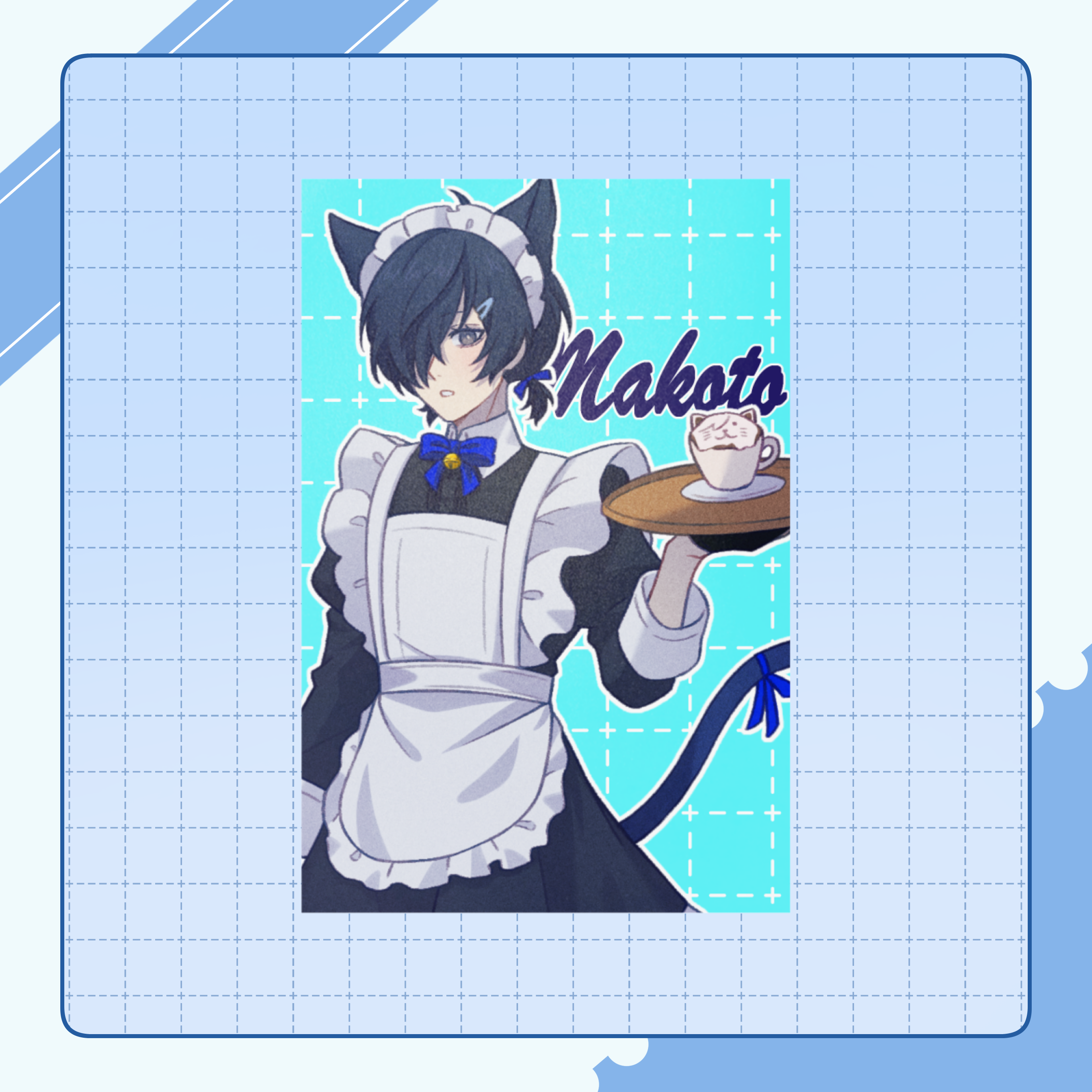 Persona 3 | Cat Maid Makoto Postcard